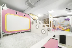 Žaidimų kambarys Vilniuje Paupiukas. Interaktyios pramogos.